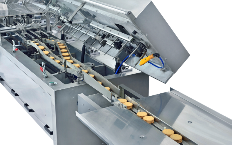 Biscuit Sandwiching Machine Connect To Flow Wrapping Machine Biscuit Sandwiching Machine Connect To Flow Wrapping Machine