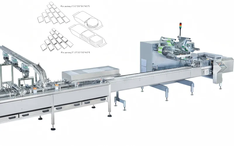 Biscuit packaging machine