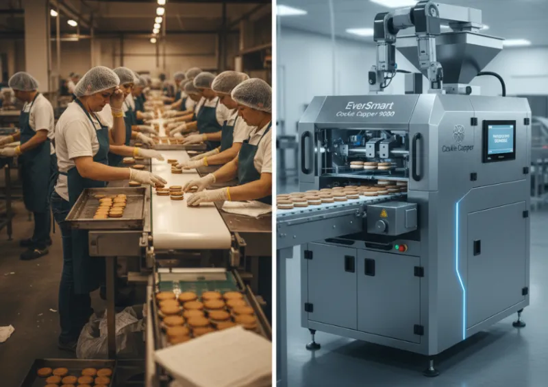 Manual vs. Automatic Biscuit Sandwiching: A Strategic Cost Analysis for Financial Decision-Makers