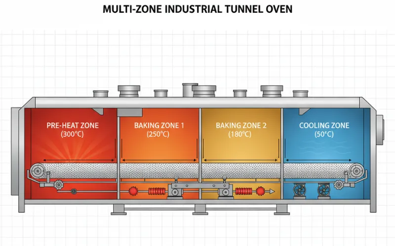 The Science of Perfect Baking: Temperature Control & Baking Curves for Industrial Tunnel Ovens