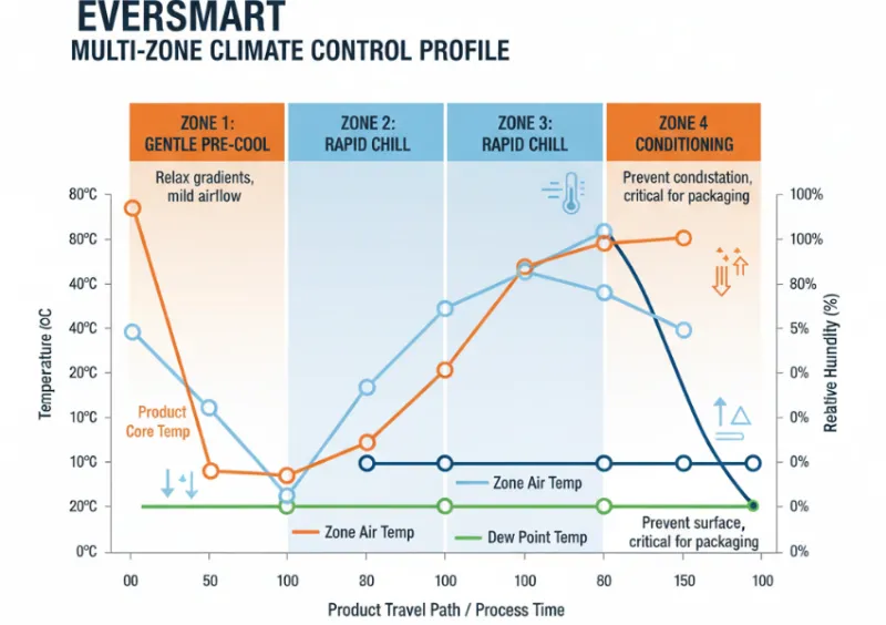 EverSmart Multi-Stage Cooling Tunnels | Precision Bakery & Food Cooling