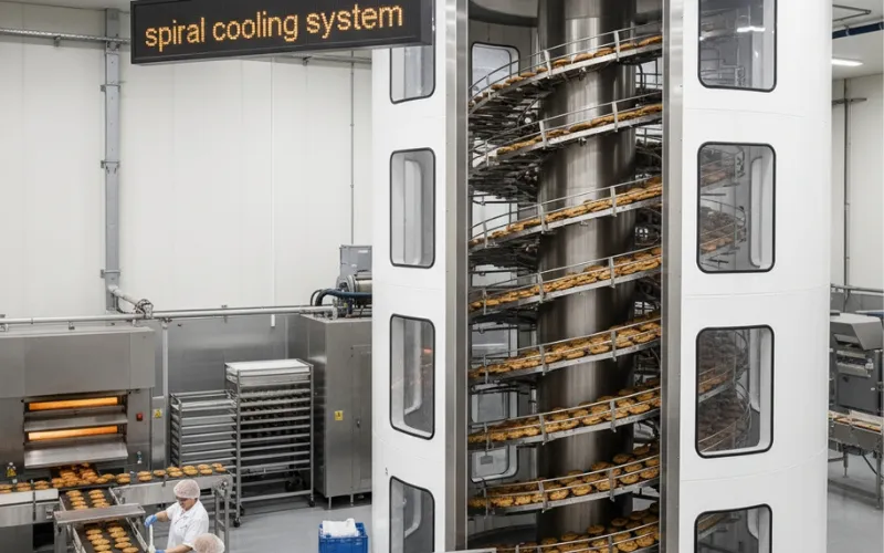 A Guide to Bakery Cooling Conveyors: Spiral vs. Linear vs. Z-Type A Guide to Bakery Cooling Conveyors: Spiral vs. Linear vs. Z-Type