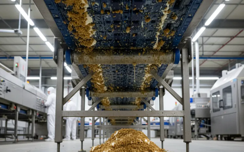 Carryback Elimination: Stop Product Loss & Allergen Cross-Contamination in Cooling Conveyors Carryback Elimination: Stop Product Loss & Allergen Cross-Contamination in Cooling Conveyors