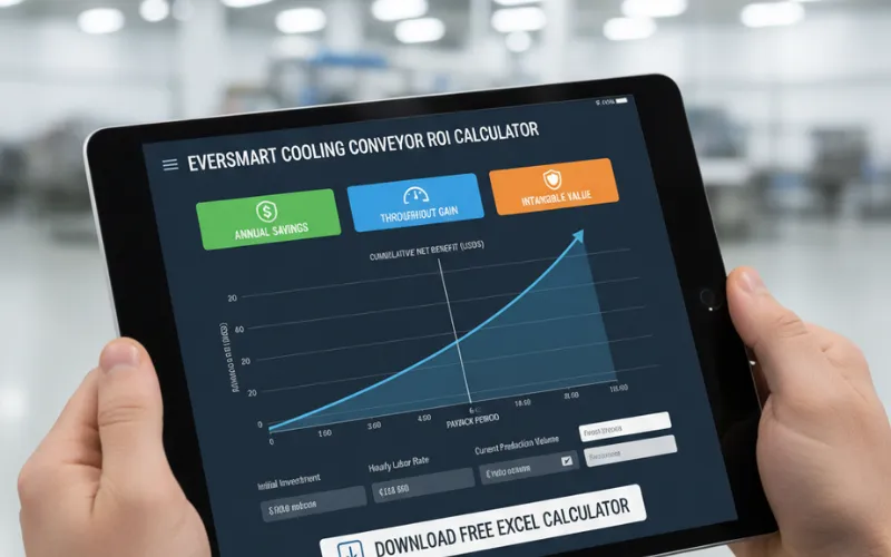 Cooling Conveyor ROI: Calculate Your Payback Period [+ Free Calculator]