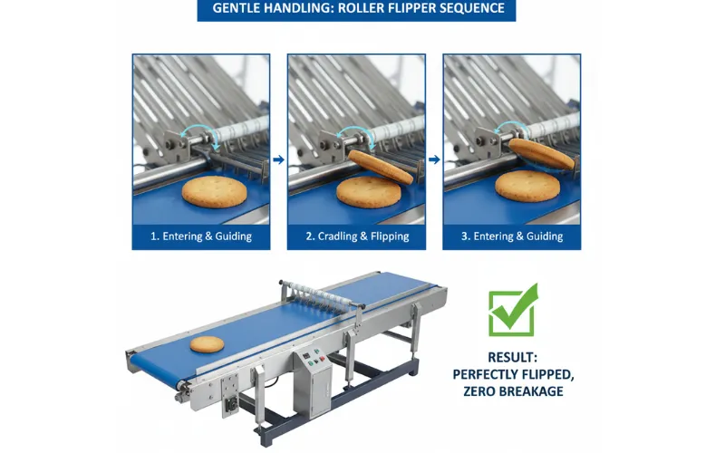 Vacuum Drum vs. Turnover Belt: Choosing the Right Biscuit Flipping Technology