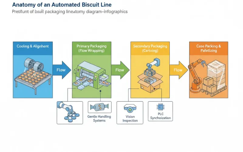 Biscuit Packaging Automation: The 2025 Guide to ROI, Costs & Implementation