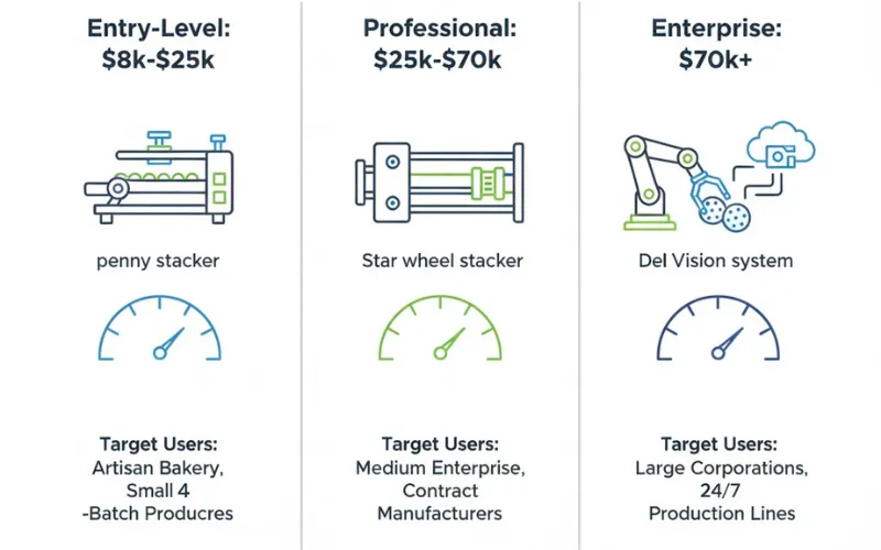 The 2025 Biscuit Stacking Machine Price & ROI Guide: A Report for Finance & Engineering