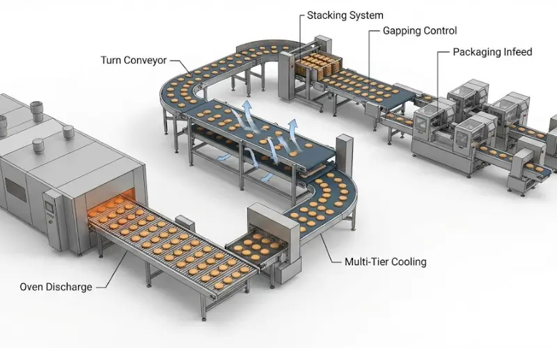 The Definitive Guide to Biscuit Cooling and Handling: Design, Function, and Optimization