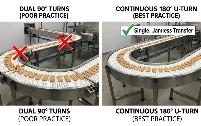 The Definitive Guide to U-Turn Conveyors: Reversing Flow, Saving Space, and Maintaining Alignment The Definitive Guide to U-Turn Conveyors: Reversing Flow, Saving Space, and Maintaining Alignment
