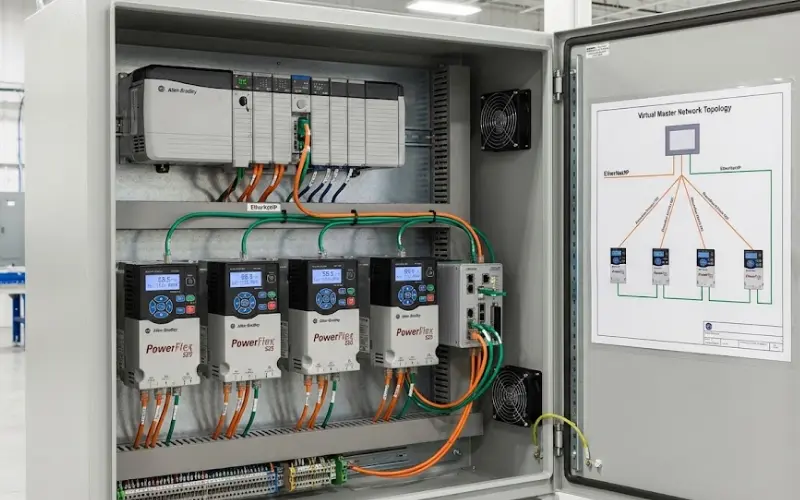 Conveyor Synchronization Guide: VFDs, Sensors & Virtual Master Logic