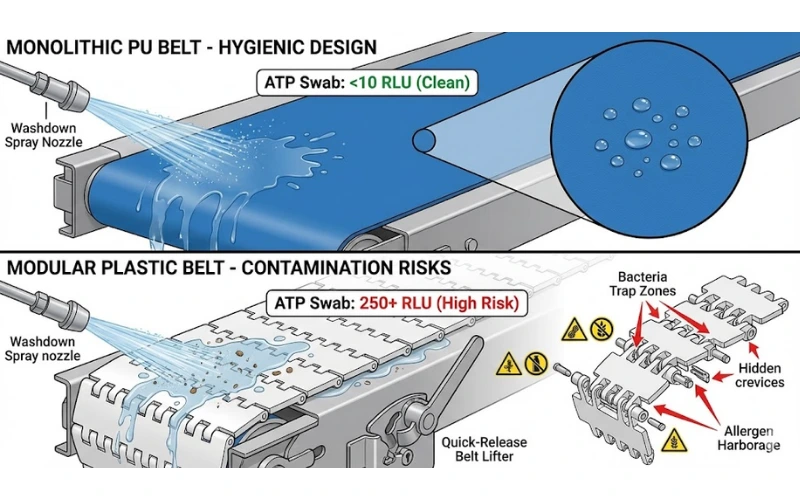 Conveyor Belt Materials 101: The Definitive Guide to HACCP & TCO