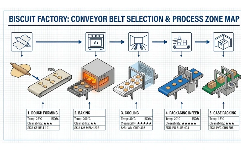 Conveyor Belt Materials 101: The Definitive Guide to HACCP & TCO