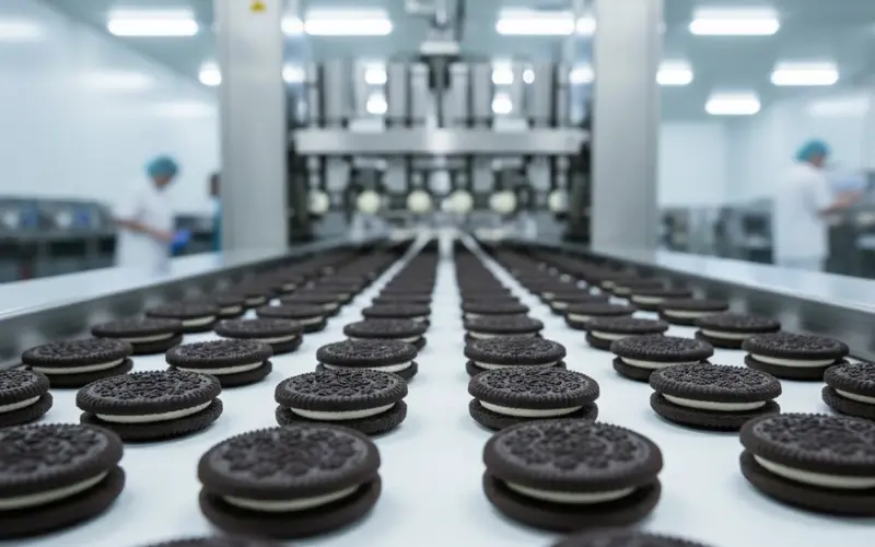 High-Speed Stencil Creaming Machine: Manufacturing the Perfect "Oreo-Style" Biscuit High-Speed Stencil Creaming Machine: Manufacturing the Perfect "Oreo-Style" Biscuit