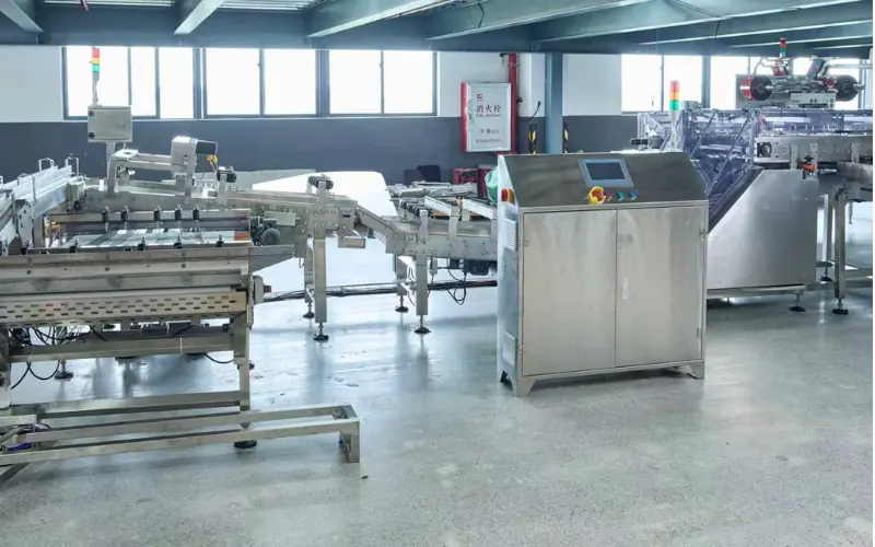 Fully Automatic Multi-Lane Biscuit On-Edge Flow Packaging Machine Fully Automatic Multi-Lane Biscuit On-Edge Flow Packaging Machine